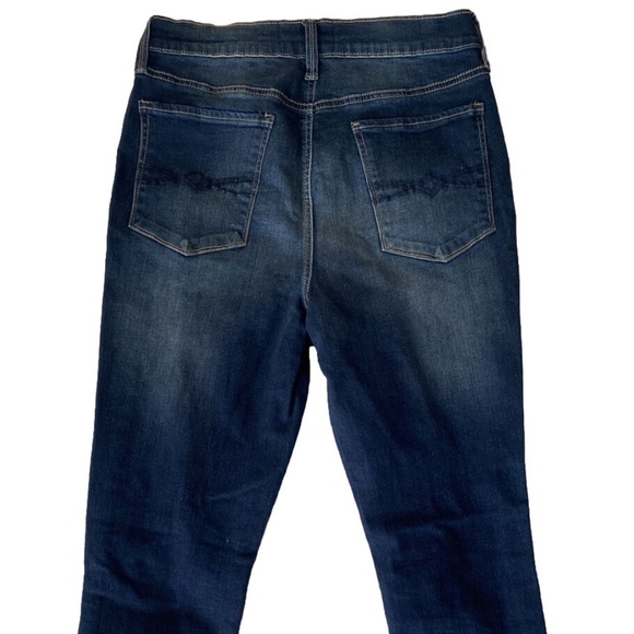 Mudd FLX Stretch High-Rise Distressed Jegging - Dark Blue - 11L - Picture 2 of 3